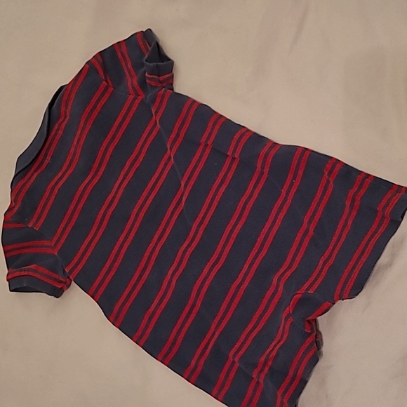 Ralph Lauren Red And Blue Striped Shortall - Picture 4 of 5